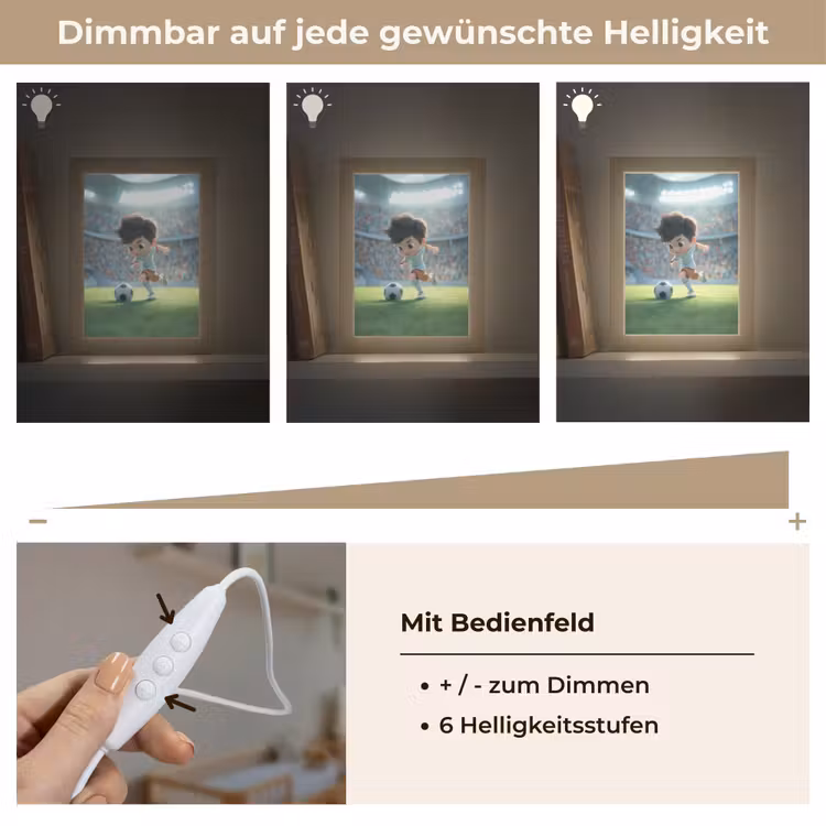 Voetbal - Jongen - Stadion Light Box met kabel klein -USP_dimbaarDE