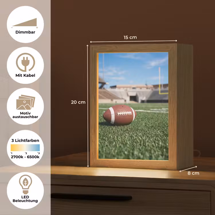 Football - Veld - Stadion - Sport Light Box met kabel (Kinderlampje) klein -USP_websiteoverzichtDE