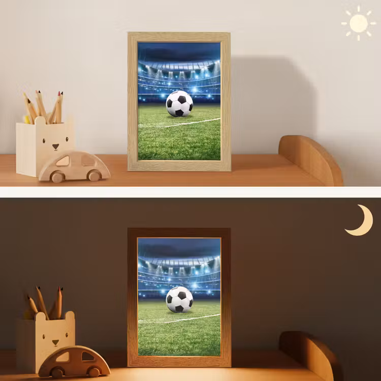 Voetbal - Stadion - Bal - Jongens Light Box met kabel klein -sfeer3_kind