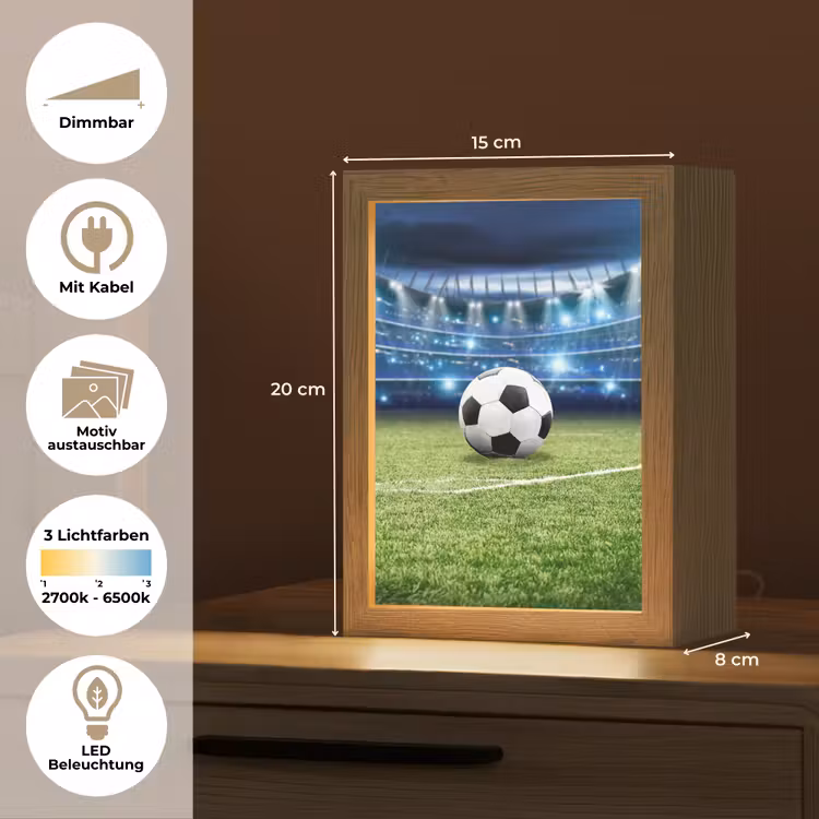 Voetbal - Stadion - Bal - Jongens Light Box met kabel (Kinderlampje) klein -USP_websiteoverzichtDE