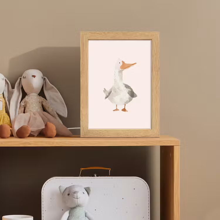 Gans - Eend - Boerderij - Dieren Light Box met kabel klein -sfeer2_kind