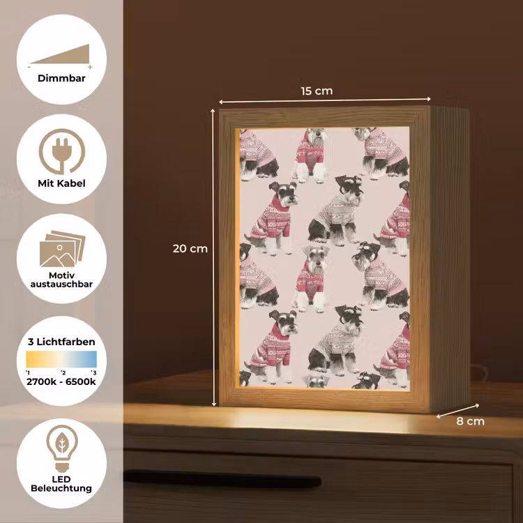 Honden - Truien - Rood Light Box met kabel (Kinderlampje) klein 904 -USP_websiteoverzichtDE