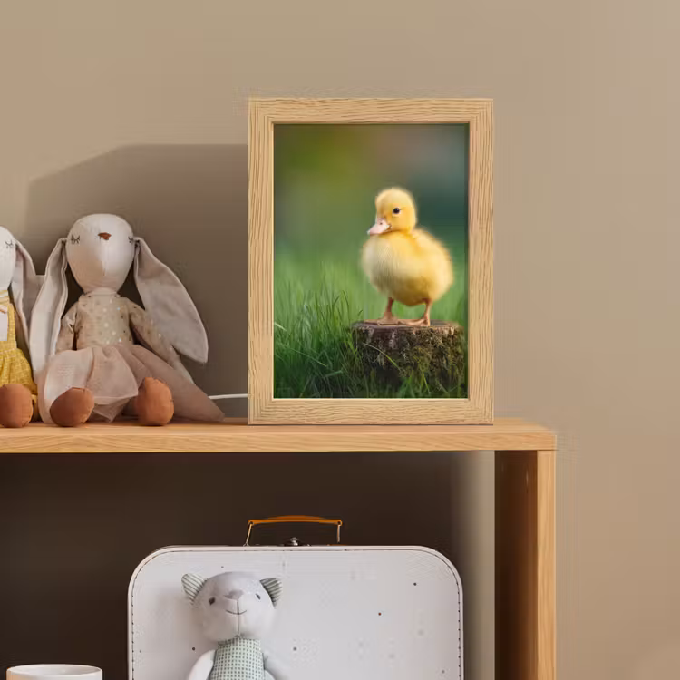 Kuiken - Eend - Geel - Gras Light Box met kabel klein -sfeer2_kind
