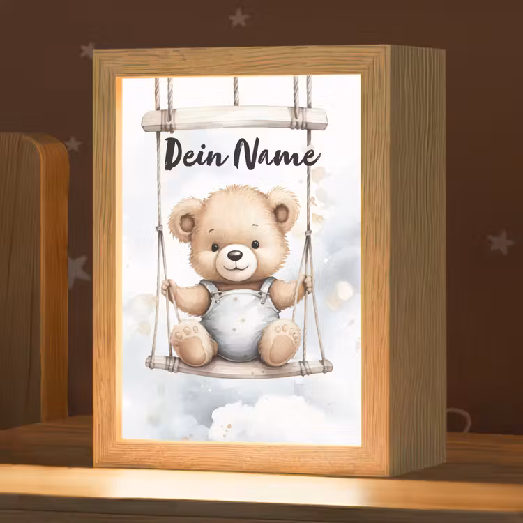 Beer - Baby - Dier - Kinderen Light Box met kabel (Kinderlampje) klein -zzz_3d_website