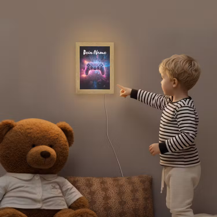 Controller - Neon - Game Light Box met kabel (Kinderlampje) klein -sfeer4a_kind