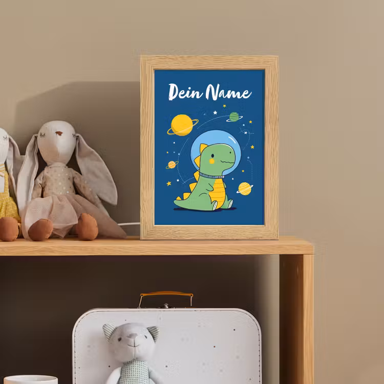 Dino - Ruimte - Planeten Light Box met kabel (Kinderlampje) klein -sfeer2_kind