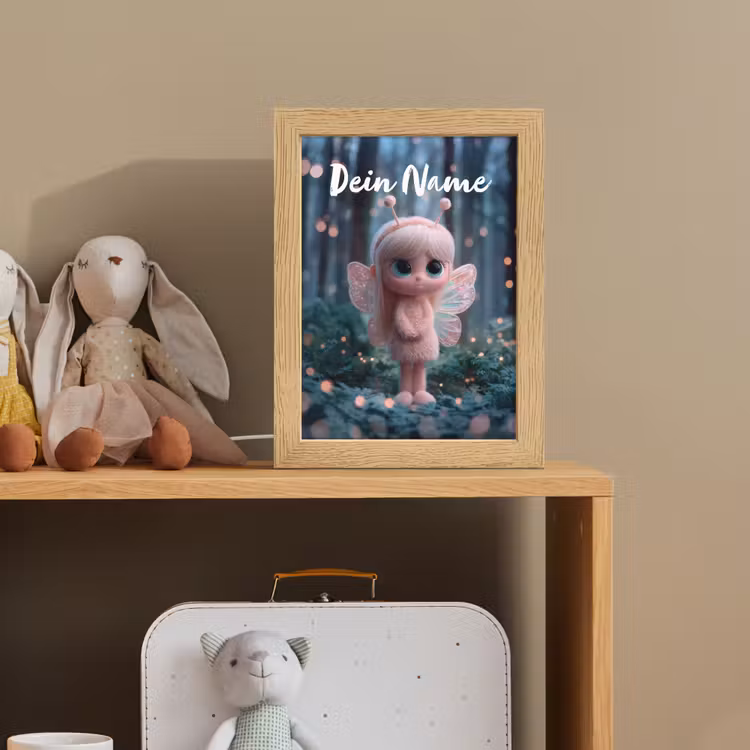 Fairy - Bos - Glitters Light Box met kabel (Kinderlampje) klein -sfeer2_kind