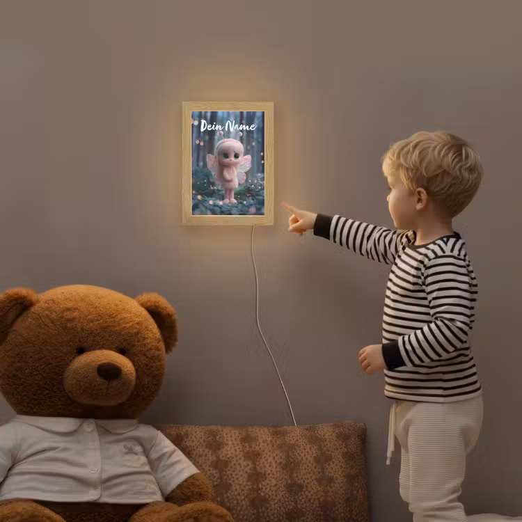 Fairy - Bos - Glitters Light Box met kabel (Kinderlampje) klein -sfeer4a_kind