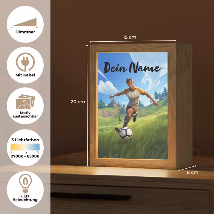 Voetbal - Jongen - Goal - Voetbaltenue Light Box met kabel (Kinderlampje) klein -USP_websiteoverzichtDE