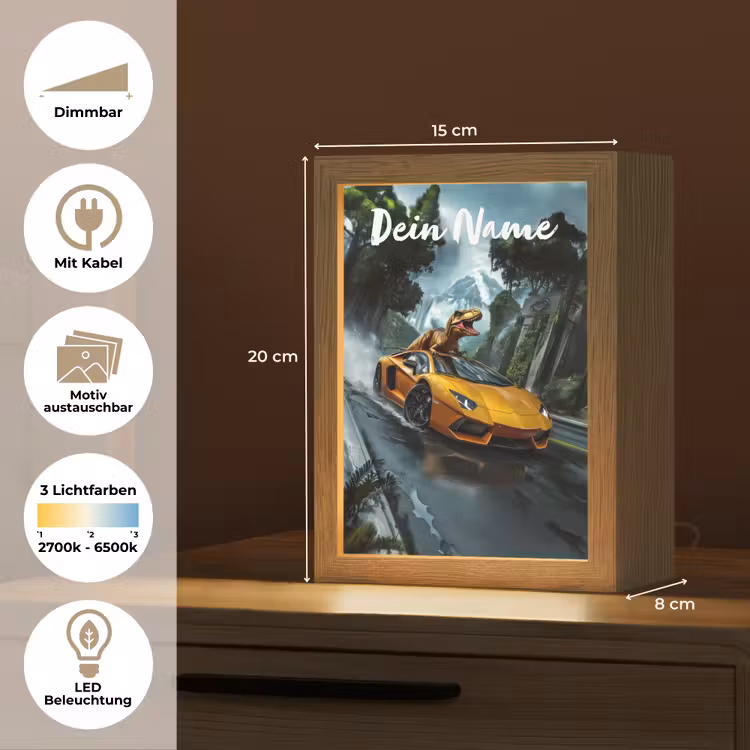 T-Rex - Auto - Regenwoud Light Box met kabel (Kinderlampje) klein -USP_websiteoverzichtDE