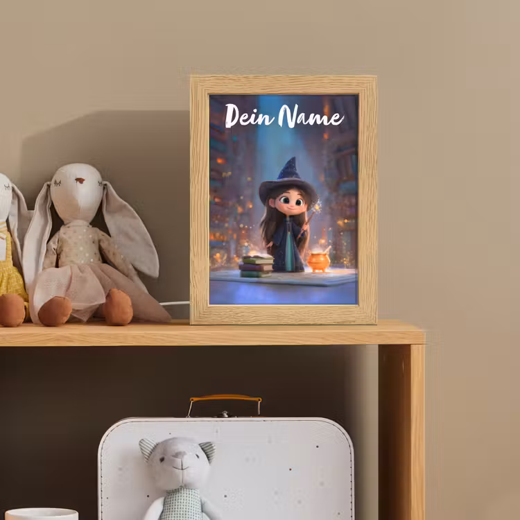 Tovenares - Magie - Toverstaf - Sterren Light Box met kabel (Kinderlampje) klein -sfeer2_kind