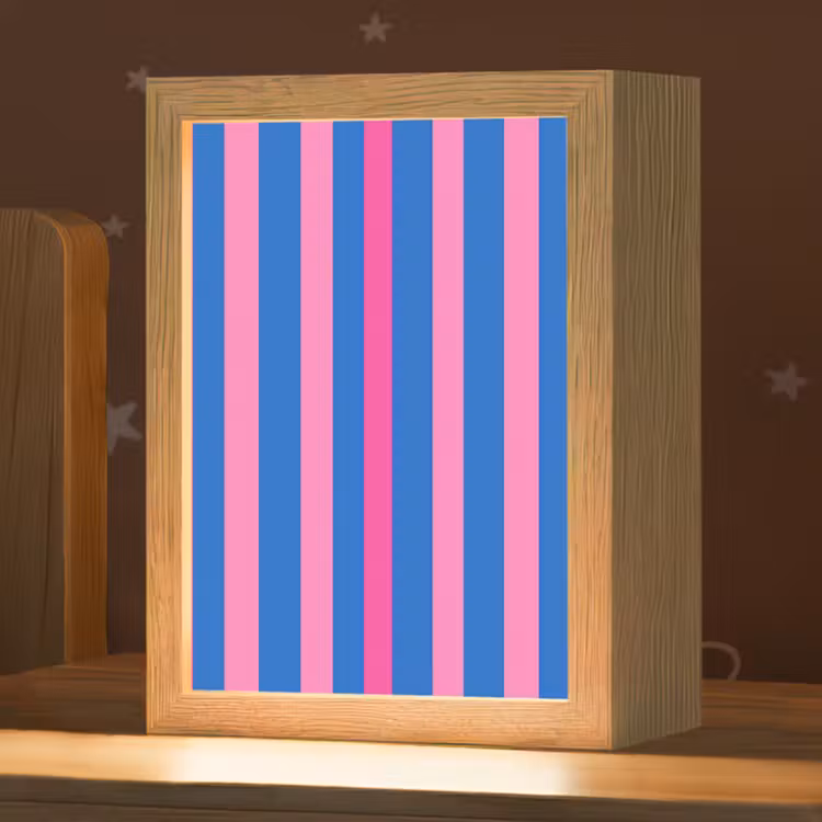 Modern - Optisch - Roze Light Box met kabel (Kinderlampje) klein 904 -zzz_3d_website