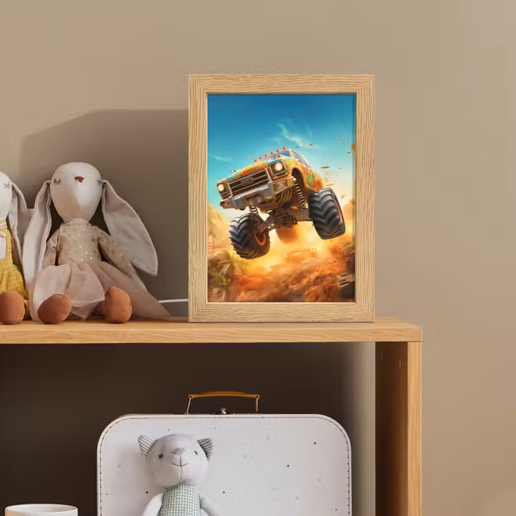 Monstertruck - Kind - Jongen - Auto Light Box met kabel klein -sfeer2_kind