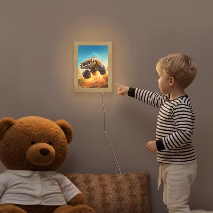 Monstertruck - Kind - Jongen - Auto Light Box met kabel klein -sfeer4a_kind