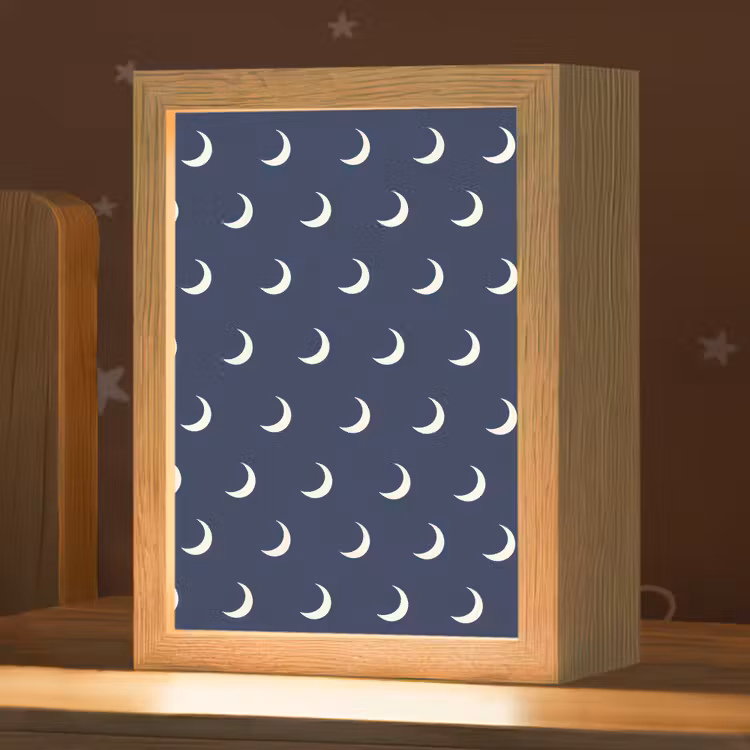 Patroon - Manen - Blauw Light Box met kabel (Kinderlampje) klein 904 -zzz_3d_website
