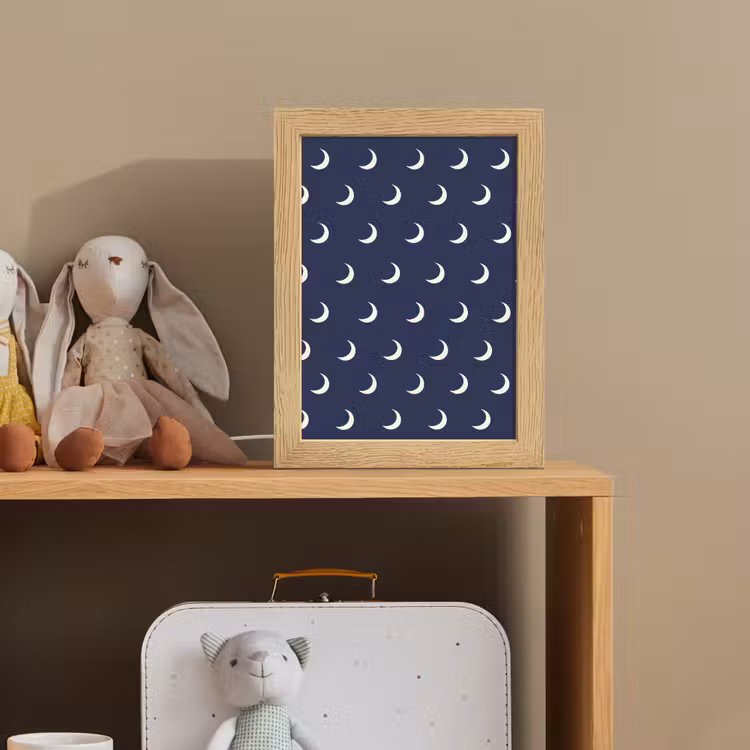 Patroon - Manen - Blauw Light Box met kabel (Kinderlampje) klein 904 -sfeer2_kind