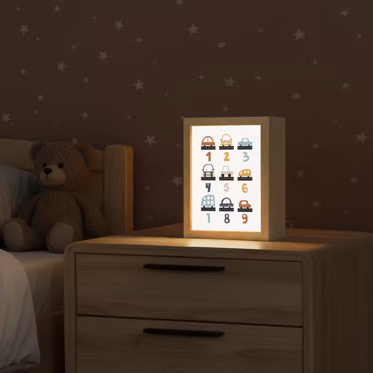Educatief - Leren tellen - Auto's - 1-10 - Jongens Light Box met kabel klein -sfeer1_kind