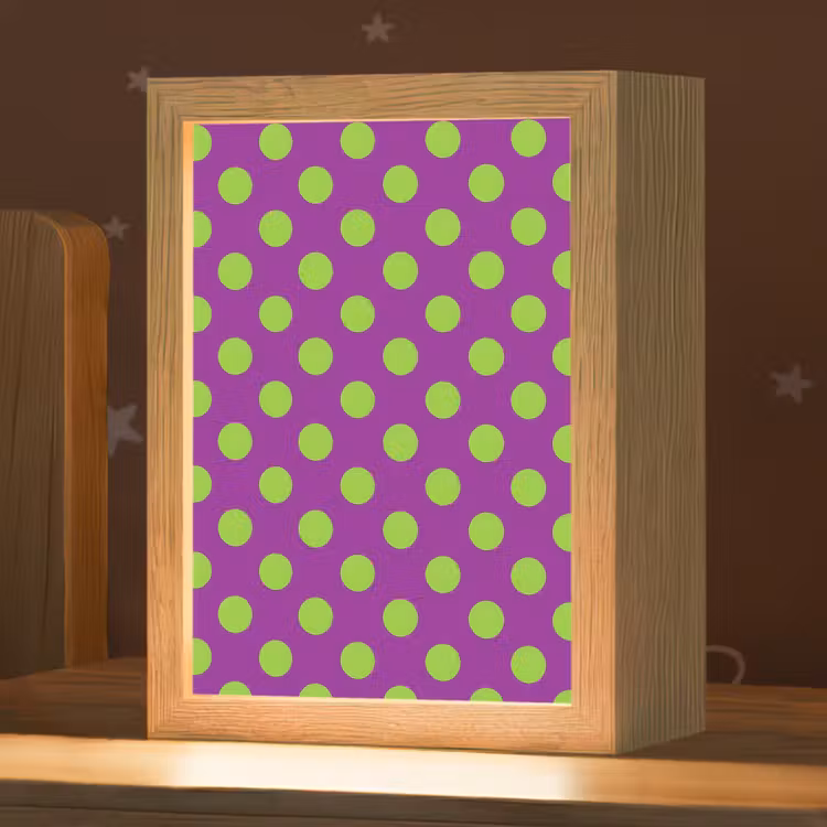 Stippen - Klassiek - Groen Light Box met kabel (Kinderlampje) klein 904 -zzz_3d_website