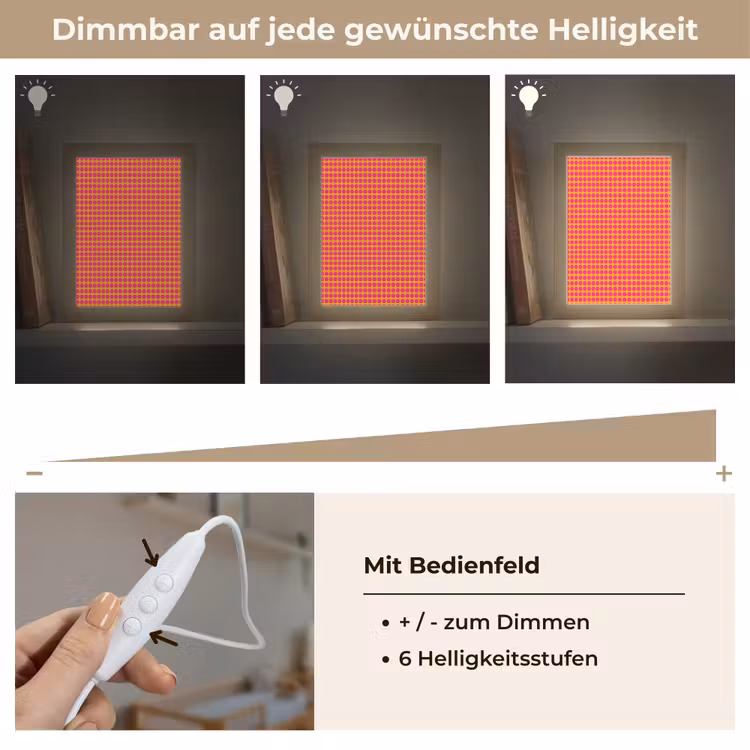 Stippen - Patroon - Oranje Light Box met kabel (Kinderlampje) klein 904 -USP_dimbaarDE