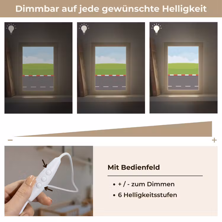 Racebaan - Illustratie - Sport - Kleurrijk Light Box met kabel (Kinderlampje) klein -USP_dimbaarDE