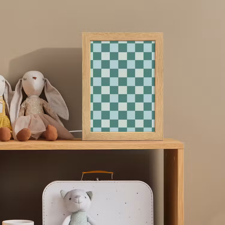 Schaak - Klassiek - Groen Light Box met kabel (Kinderlampje) klein 904 -sfeer2_kind