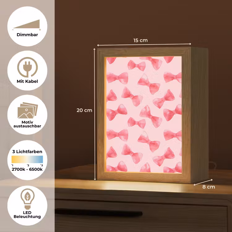 Strikken - Aquarel - Roze Light Box met kabel (Kinderlampje) klein 904 -USP_websiteoverzichtDE