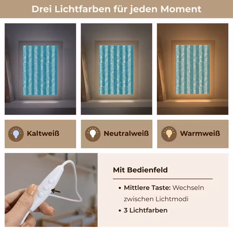 Zwembad - Strepen - Groen Light Box met kabel (Kinderlampje) klein 904 -USP_lichtkleurDE