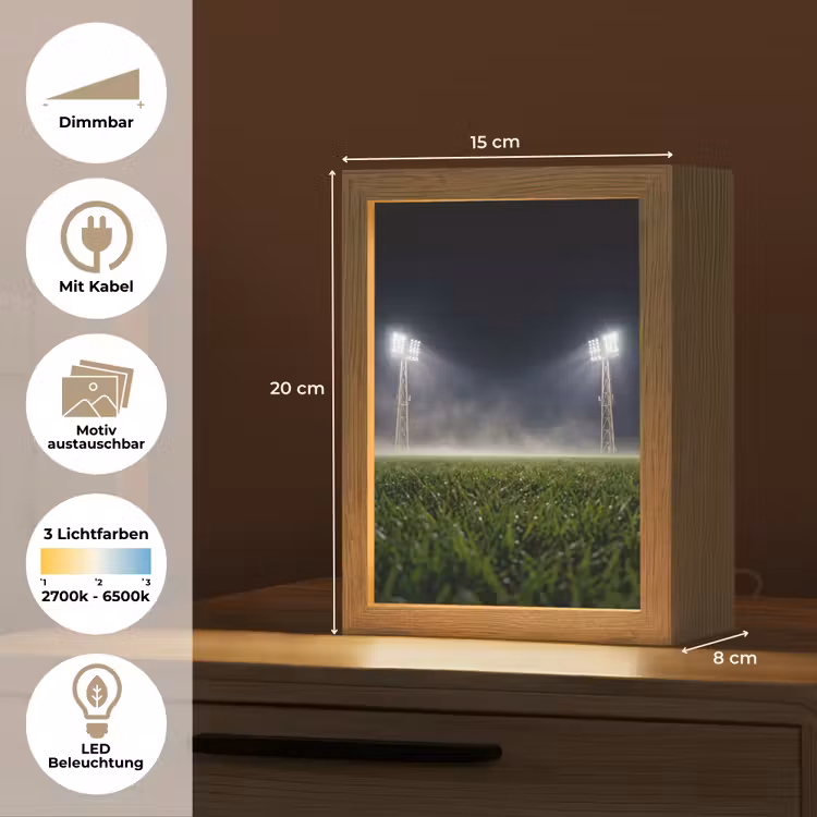 Stadion - Lichtmast - Sport - Nacht Light Box met kabel (Kinderlampje) klein -USP_websiteoverzichtDE