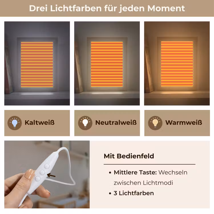 Strepen - Patroon - Oranje Light Box met kabel (Kinderlampje) klein 904 -USP_lichtkleurDE