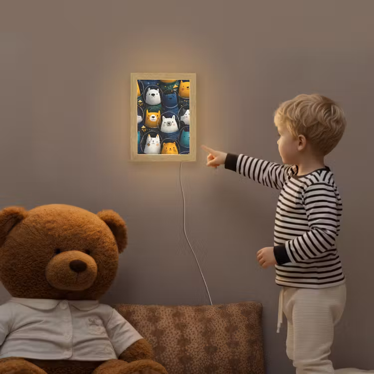 Dieren - Ruimtepakken - Sterren Light Box met kabel klein -sfeer4a_kind