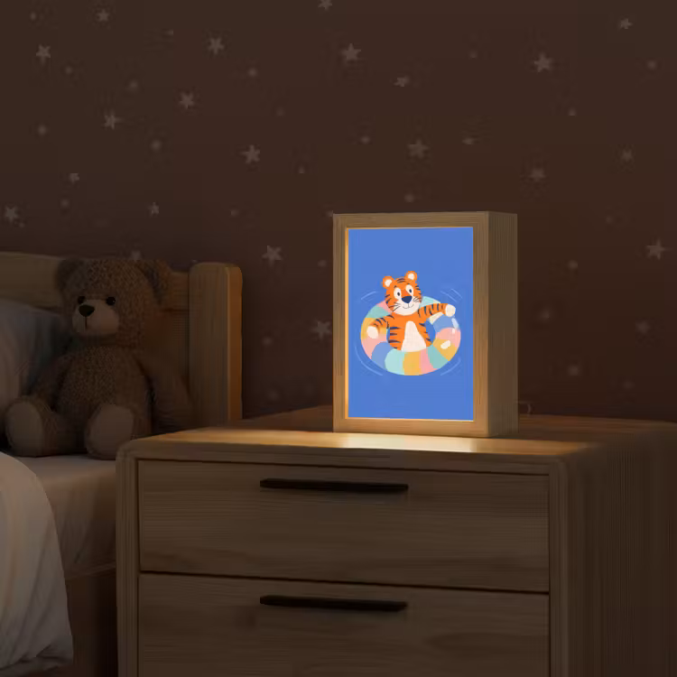 Tijger - Zwemband - Water Light Box met kabel klein -sfeer1_kind