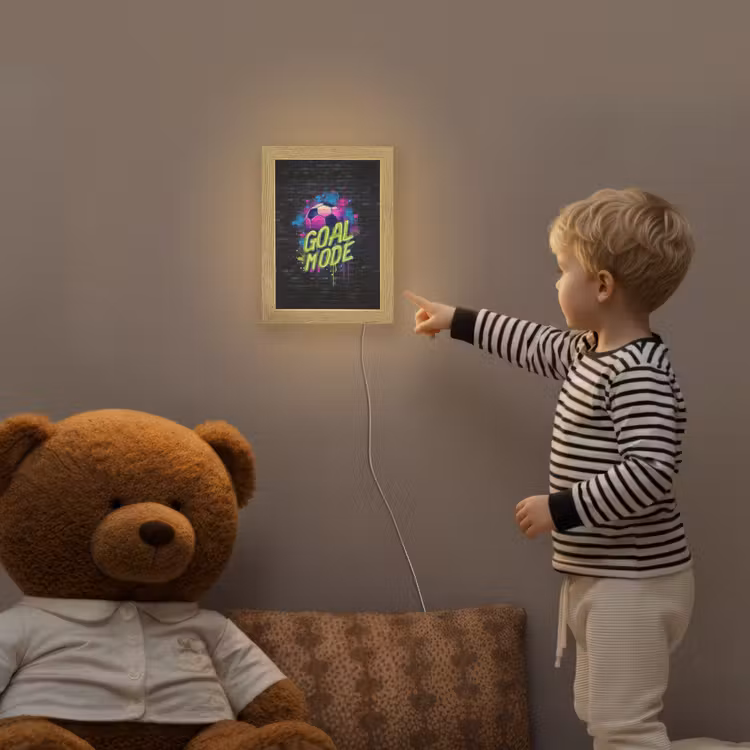Goal - Mode - Neon - Voetbal Light Box met kabel klein -sfeer4a_kind