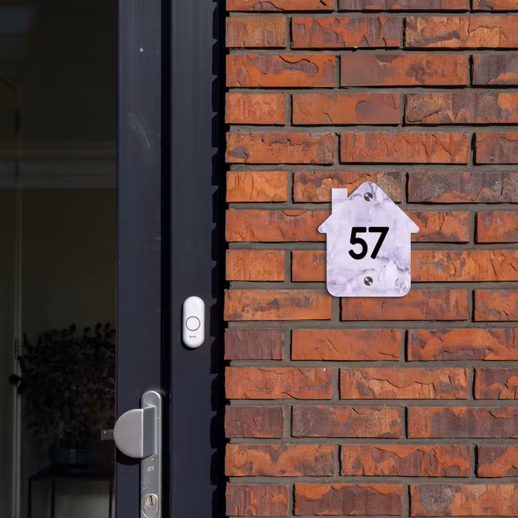 175 Naambord Huisje klein -sfeer2