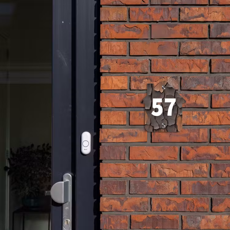 Boomschors - Traditioneel Naambord Huisje klein -sfeer2