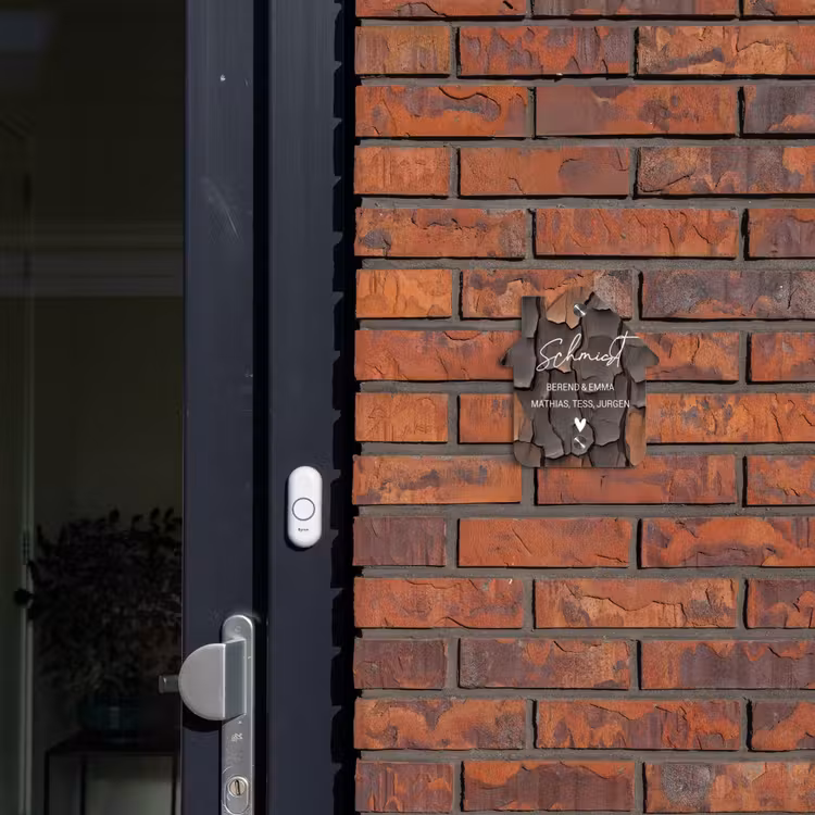 Boomschors - Sierlijk Naambord Huisje klein -sfeer2