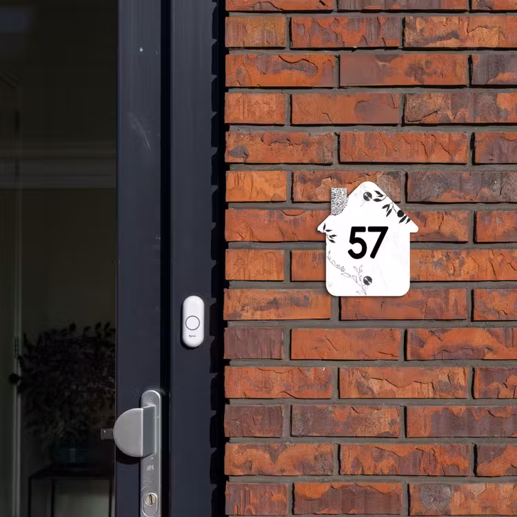 Botanisch - Traditioneel Naambord Huisje klein -sfeer2
