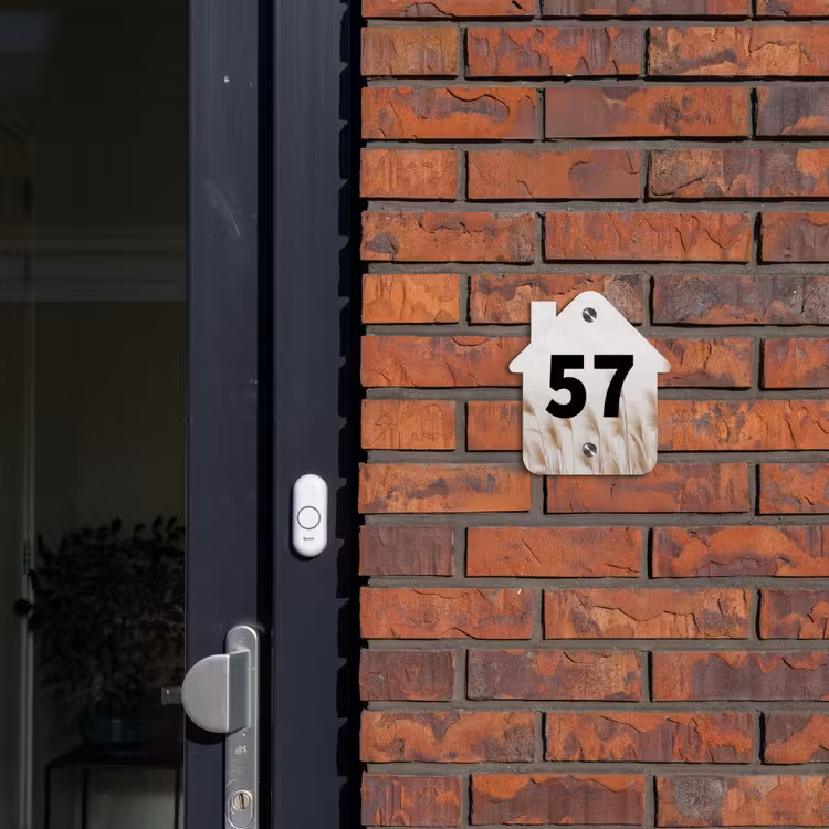 Pampasgras - Traditioneel Naambord Huisje klein -sfeer2