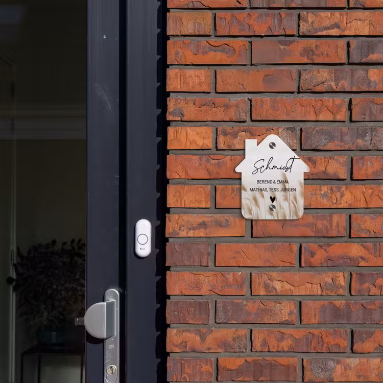 Pampasgras - Sierlijk Naambord Huisje klein -sfeer2