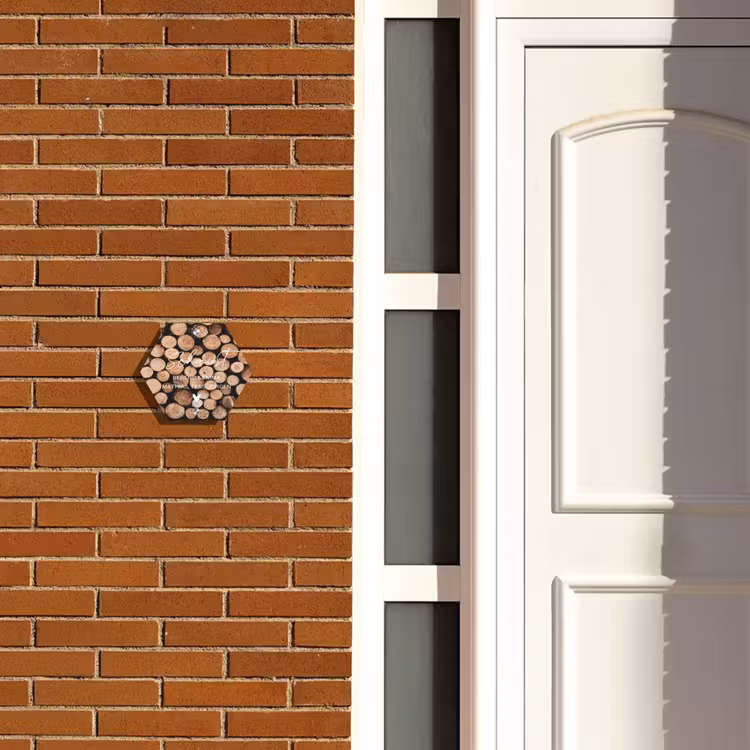 Houtstapel - Sierlijk Naambord Hexagon klein -sfeer3-hexagon-XS