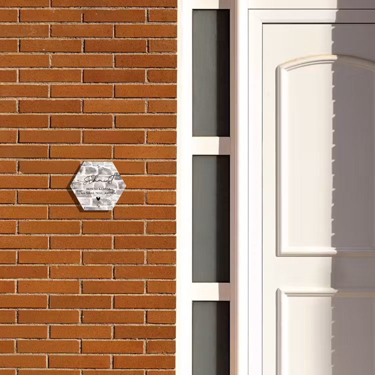 Natuurstenen - Sierlijk Naambord Hexagon klein -sfeer3-hexagon-XS