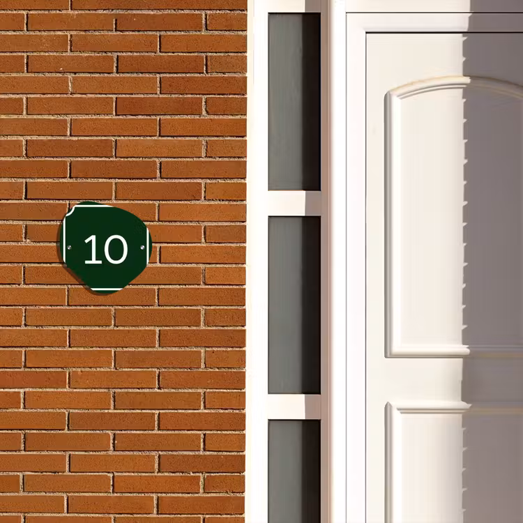 Groen - Kader - Regulier Naambord Organisch middel -sfeer3