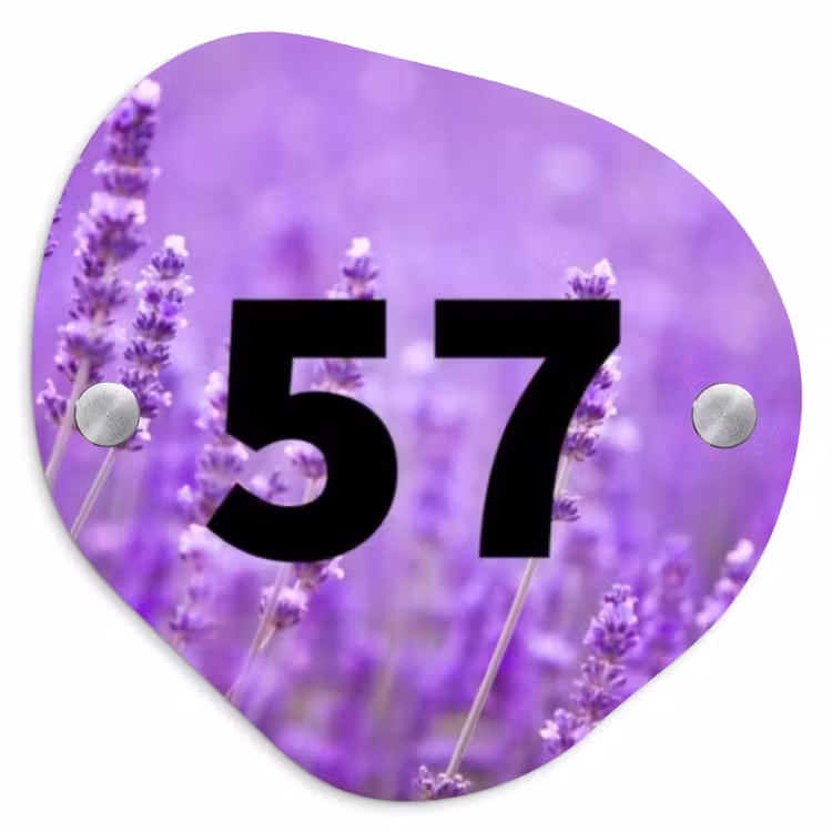 Lavendel - Traditioneel Naambord Organisch middel -3d