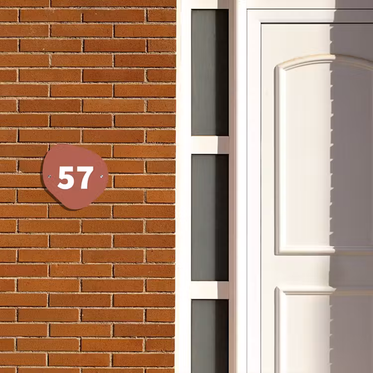 Terracotta - Traditioneel Naambord Organisch middel -sfeer3