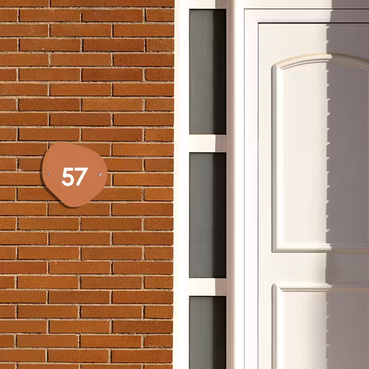 Terracotta - Traditioneel Naambord Organisch middel -sfeer3