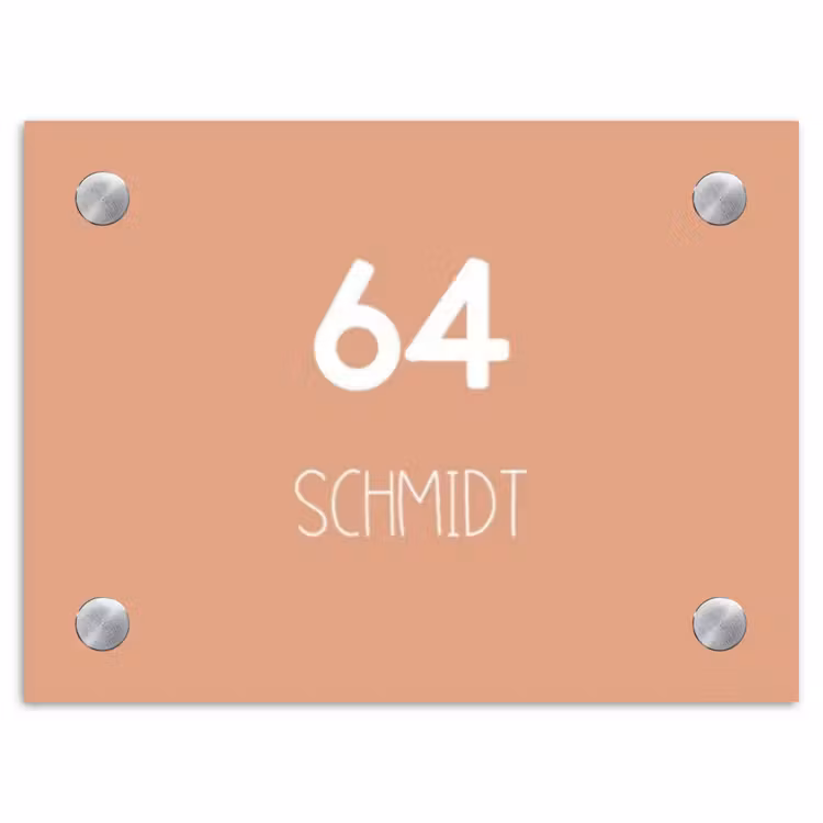 kopie-275 Naambord Rechthoek middel -3d