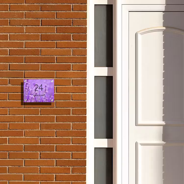 Lavendel - Klassiek Naambord Rechthoek middel -sfeer3-rechthoek-S