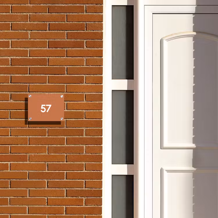 Terracotta - Traditioneel Naambord Rechthoek middel -sfeer3-rechthoek-S