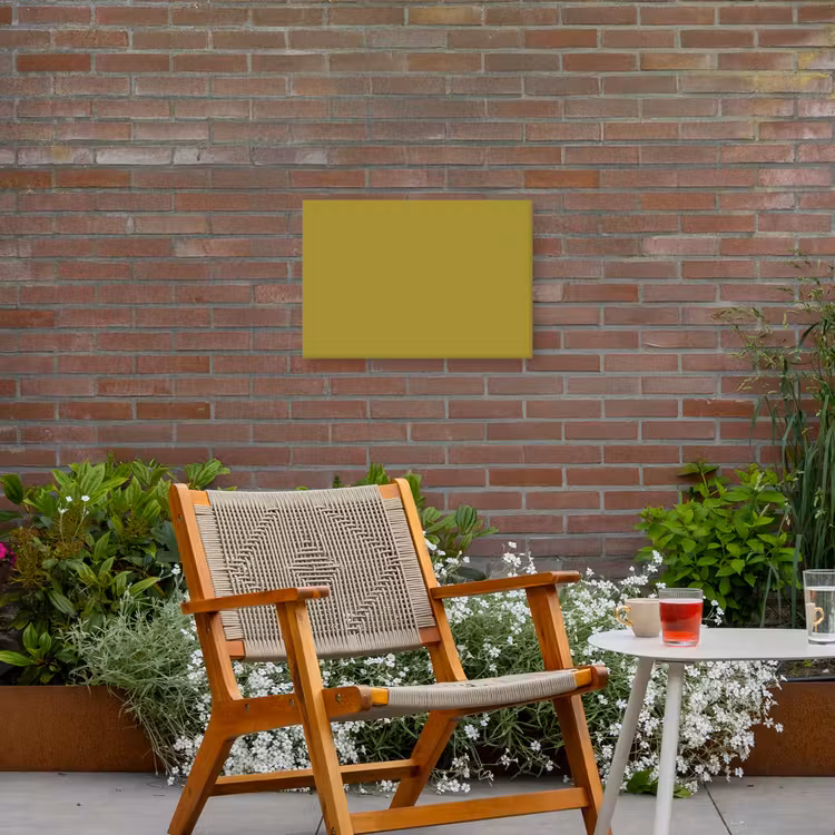 Antique - Moss - Groen Tuinposter op houten frame 2 cm dik klein 845 -sfeer3
