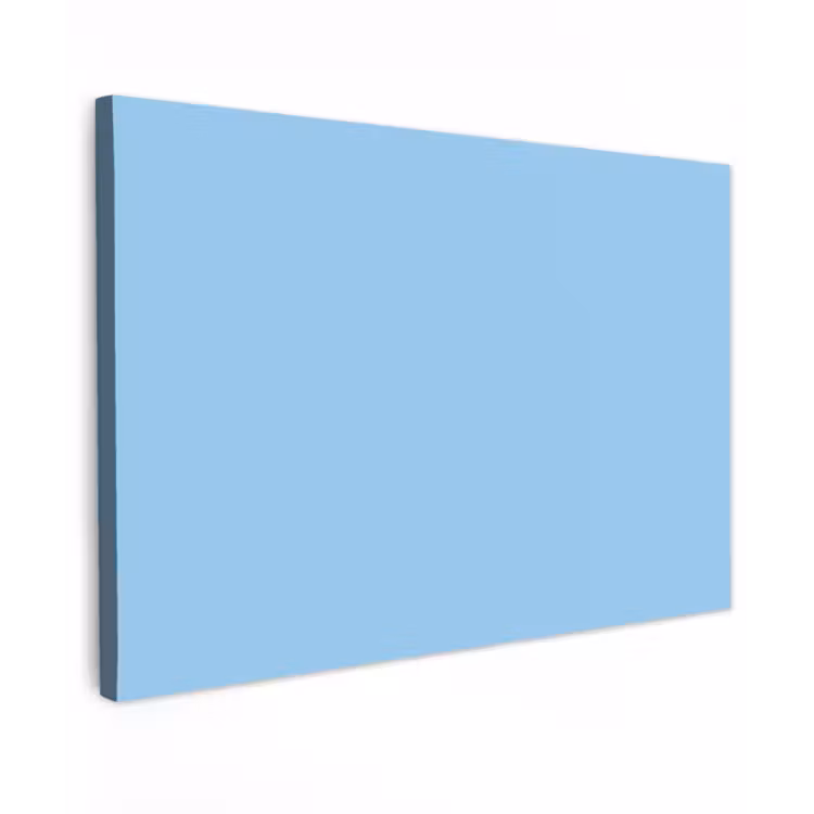 Baby - Blue - Blauw Tuinposter op houten frame 2 cm dik klein 845 -3d