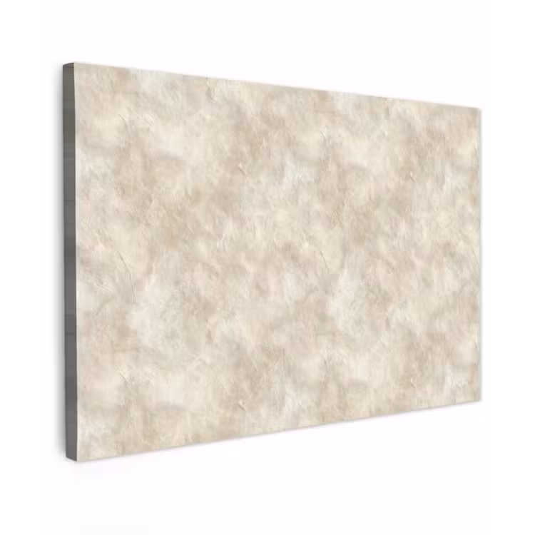 Beige - Reliëfstructuur - Natuursteen Tuinposter op houten frame 2 cm dik klein 845 -3d